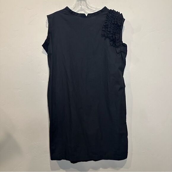 Sibel Saral | XS Black mid length asymmetrical sleeve ruffle detail - Picture 3 of 8